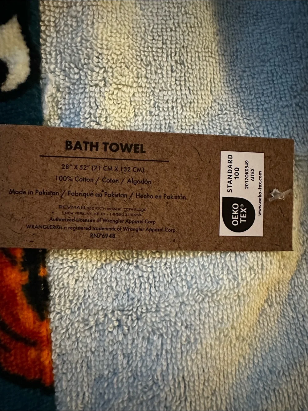 Set of 2 Bath & 2 Hand Towels - Cowboy Ghost Pumpkin NWT